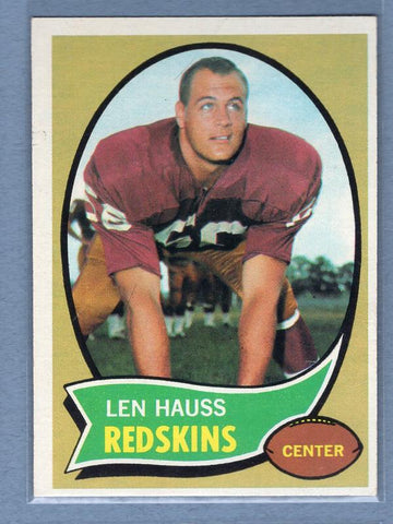 1970 Topps #124 Len Hauss EX-MT  GO241
