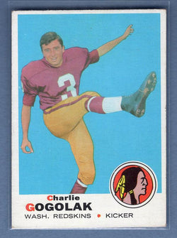 1969 Topps #205 Charlie Gogolak EX  GO257