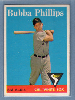 1958 Topps #212 Bubba Phillips (c) VG-EX  GO501