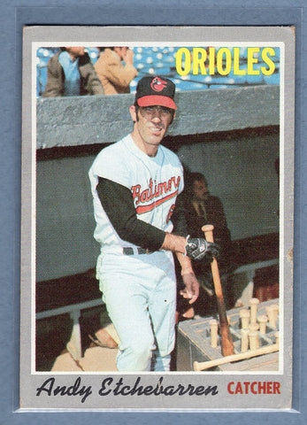 1970 Topps #213 Andy Etchebarren  VG  GO450