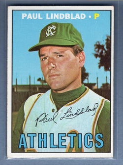 1967 Topps #227 Paul Lindblad EX G0416B