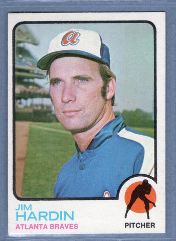 1973 Topps #124 Jim Hardin  (b) EX-MT  GO669