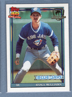 1991 Topps Desert Shield #229 Rance Mulliniks  NM  GO500