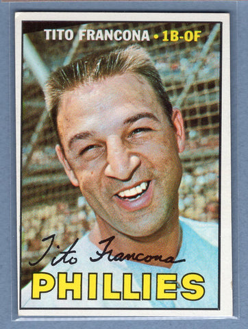 1967 Topps #443 Tito Francona EX  GO368