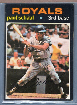 1971 Topps #487 Paul Schaal  EX  GO747