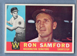 1960 Topps #409 Ron Samford(b) EX   GO550