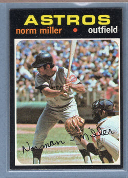 1971 Topps #18 Norm Miller (b) EX  GO950