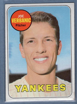 1969 Topps 541 Joe Verbanic VG-EX SET BREAK