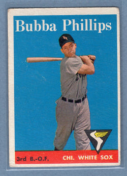 1958 Topps #212 Bubba Phillips (e) VG  GO501