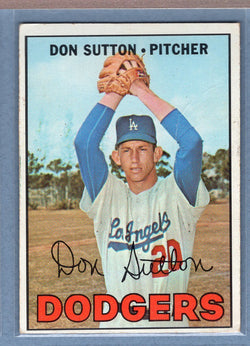 1967 Topps #445 Don Sutton (HOF) VG  GO368