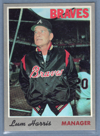 1970 Topps #86 Lum Harris VG-EX