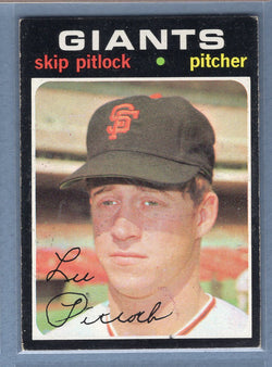 1971 Topps #19 Skip Pitlock  EX  GO950