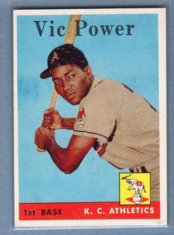1958 Topps #406 Vic Power EX  GO67B