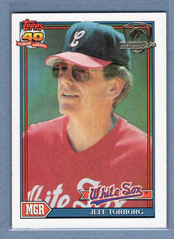 1991 Topps Desert Shield #609 Jeff Torborg  NM  GO625