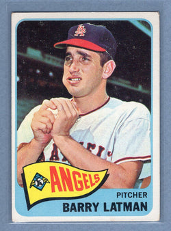 1965 Topps #307 Barry Latman  VG-EX  GO375