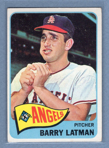 1965 Topps #307 Barry Latman  VG-EX  GO375