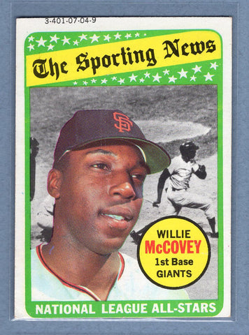 1969 Topps #416 Willie McCovey All Star (HOF) (d) EX  GO602