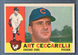 1960 Topps #156 Art Ceccarelli EX-MT  Set Break C