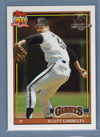 1991 Topps Desert Shield #361 Scott Garrelts  NM  GO600