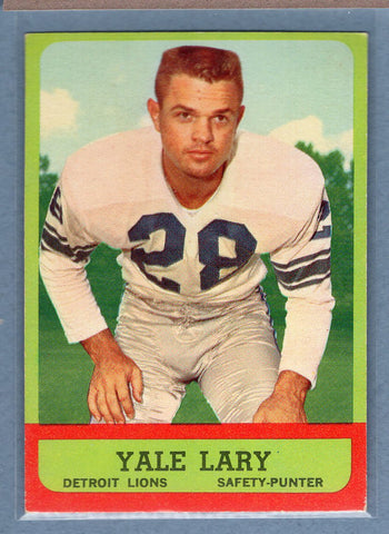1963 Topps #33 Yale Lary (HOF) (b) EX  GO801