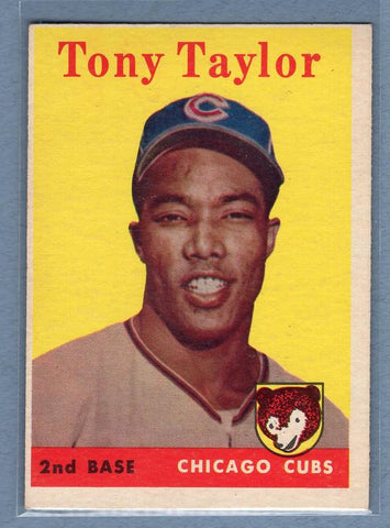 1958 Topps #411 Tony Taylor EX  GO67B