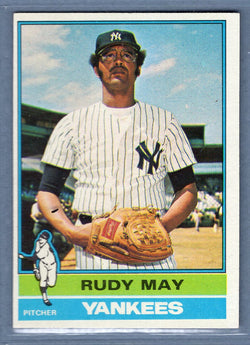 1976 Topps #481 Rudy May  EX-MT  GOSB1