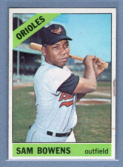1966 Topps #412 Sam Bowens (st) (b) VG  GO470