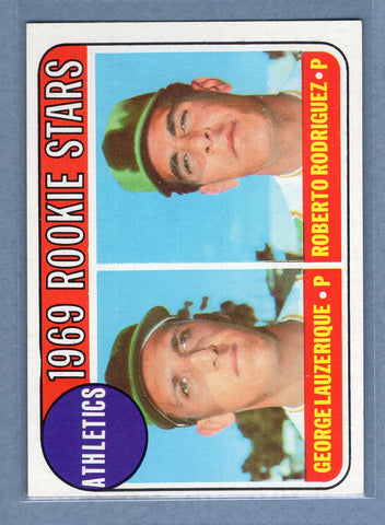 1969 Topps #358 Athletics Rookies (c) EX-MT  GO700