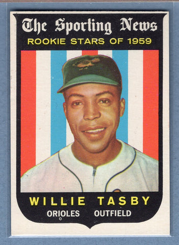 1959 Topps #143 Willie Tasby EX-MT    GO177