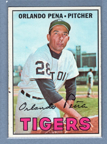 1967 Topps #449 Orlando Pena (b) EX  GO368