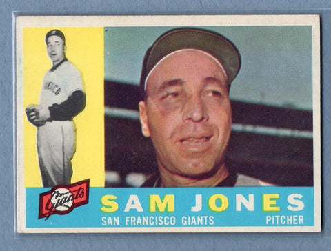 1960 Topps #410 Sam Jones(b) EX   GO550