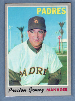 1970 Topps #513 Preston Gomez  VG-EX  GO695