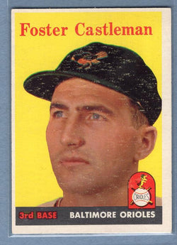 1958 Topps #416 Foster Castleman EX  GO67B