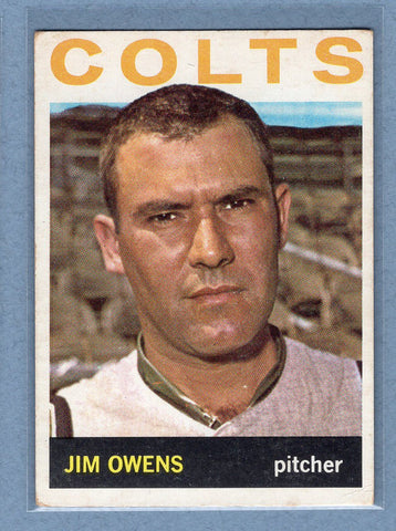 1964 Topps #241 Jim Owens (b) VG  GO441