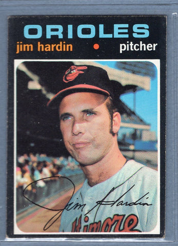 1971 Topps #491 Jim Hardin  EX  SB1