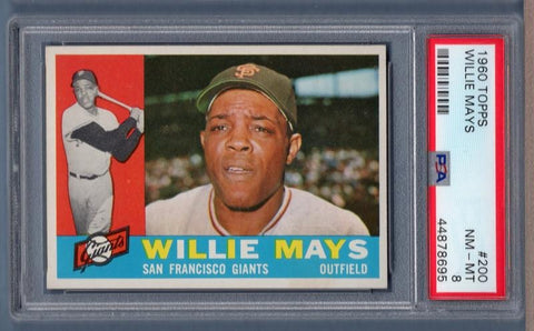 1960 Topps #200 Willie Mays (44878695) PSA 8