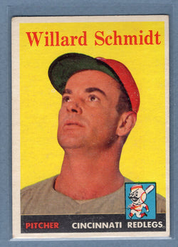 1958 Topps #214 Willard Schmidt (b) VG-EX  GO501