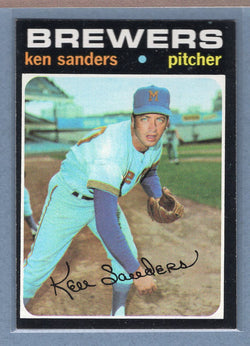 1971 Topps #116 Ken Sanders   EX-MT  GO550