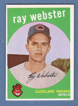1959 Topps #531 Ray Webster EX-MT  GO160