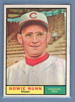 1961 Topps #346 Howie Nunn EX   GO195