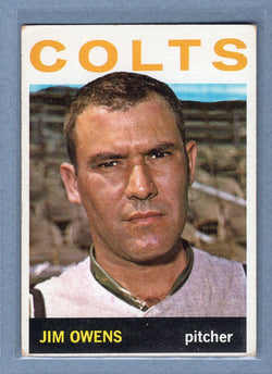 1964 Topps #241 Jim Owens (c) VG  GO441
