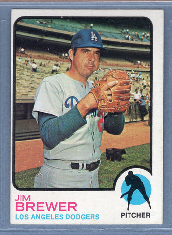 1973 Topps #126 Jim Brewer  (a) EX-MT  GO669