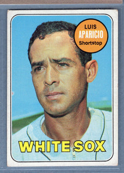 1969 Topps #75 Luis Aparicio (HOF) EX  GO661