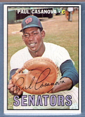 1967 Topps #115 Paul Casanova EX-MT  GO510