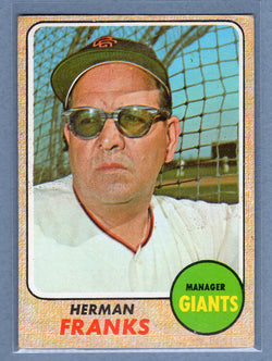 1968 Topps #267 Herman Franks (st) (a)  VG  GO550