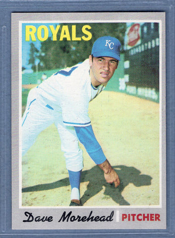 1970 Topps #495 Dave Morehead  EX-MT  SB1