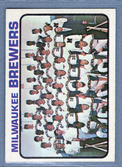 1973 Topps #127 Milwaukee Brewers Team  (a) EX-MT  GO669