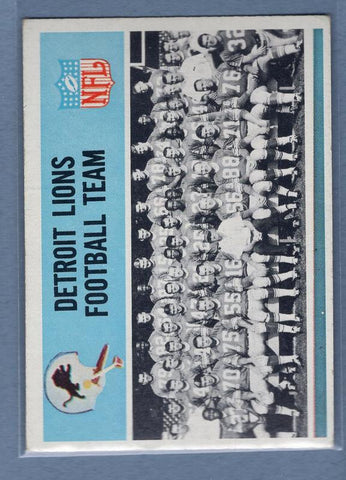 1966 Philadelphia #66 Detroit Lions EX  GO171