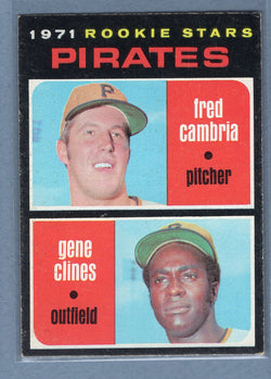 1971 Topps #27 Pirates Rookies(a) EX  GO950
