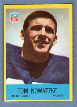 1967 Philadelphia #69 Tom Nowatzke VG-EX  GO110
